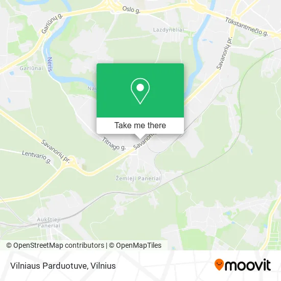 Карта Vilniaus Parduotuve