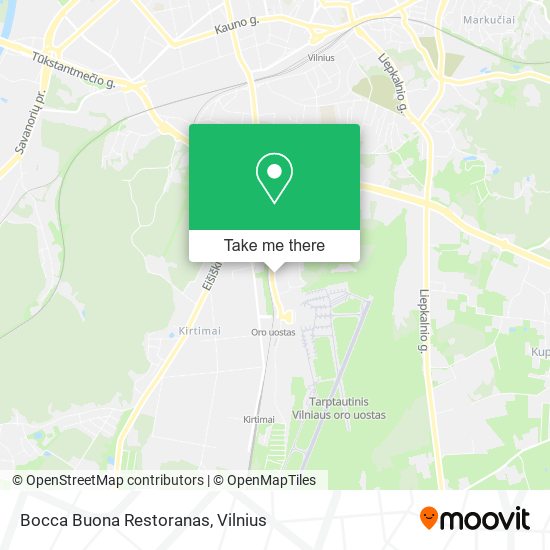 Bocca Buona Restoranas map