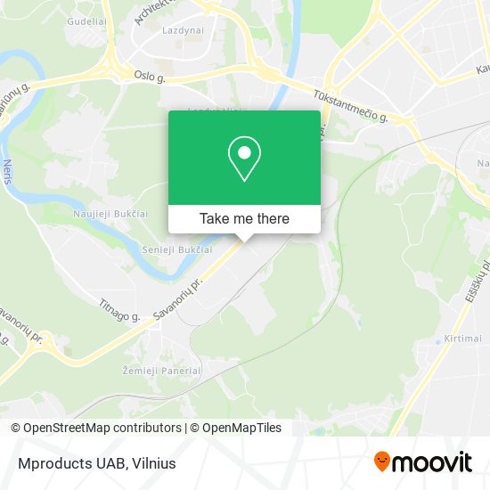 Mproducts UAB map