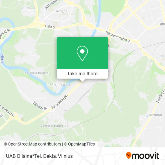 Карта UAB Dilaina*Tel. Dekla