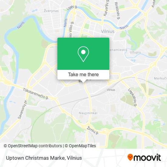 Uptown Christmas Marke map