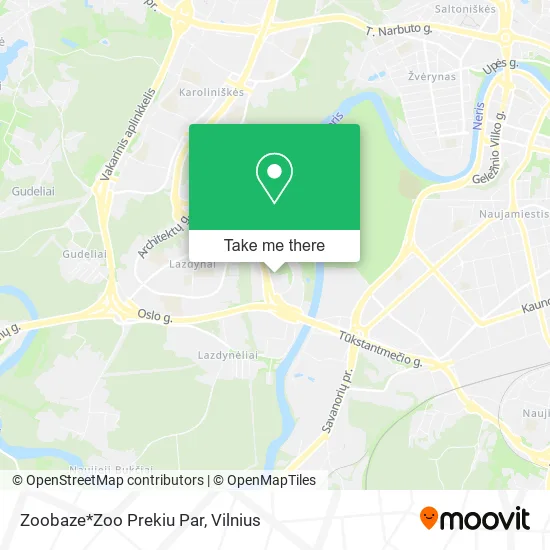 Карта Zoobaze*Zoo Prekiu Par