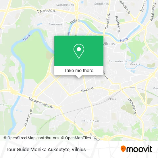 Карта Tour Guide Monika Auksutyte