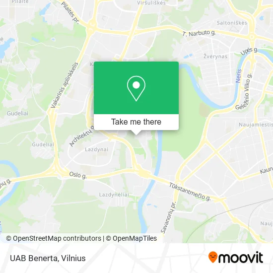 Карта UAB Benerta