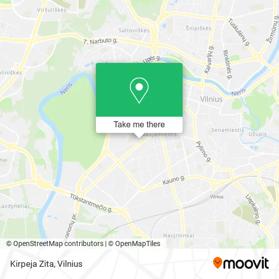 Карта Kirpeja Zita