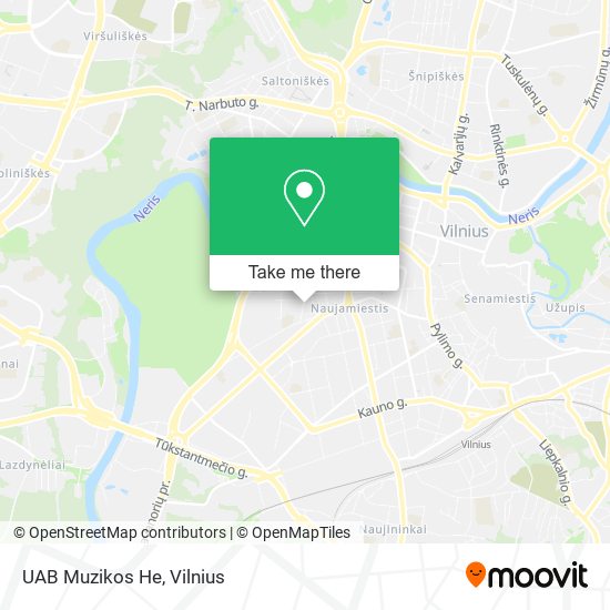 UAB Muzikos He map