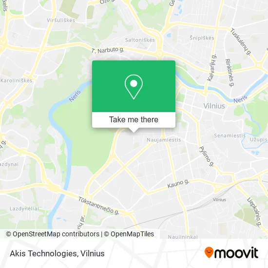 Карта Akis Technologies