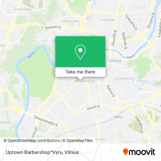 Карта Uptown Barbershop*Vyru
