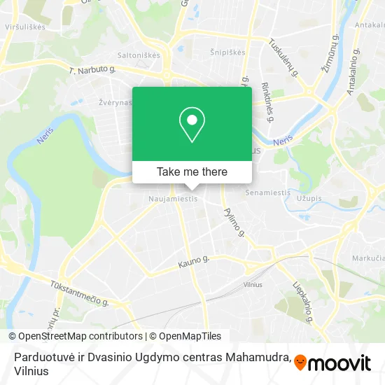 Карта Parduotuvė ir Dvasinio Ugdymo centras Mahamudra