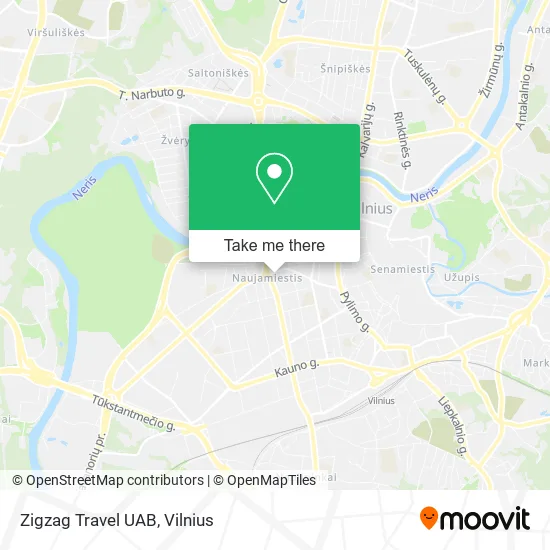 Карта Zigzag Travel UAB