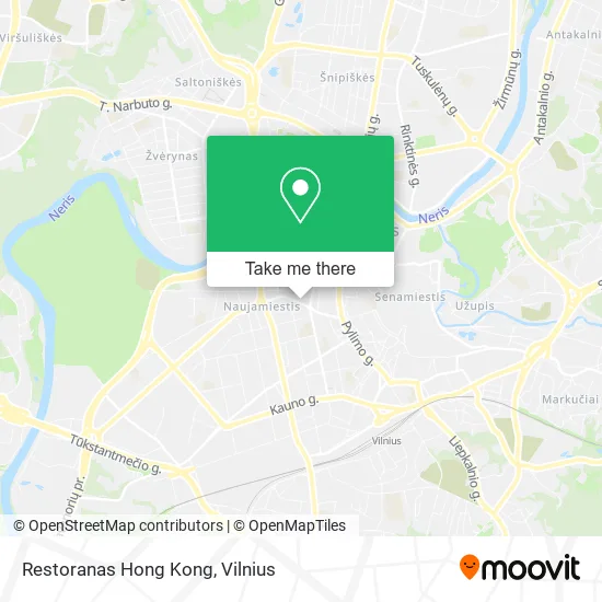Карта Restoranas Hong Kong