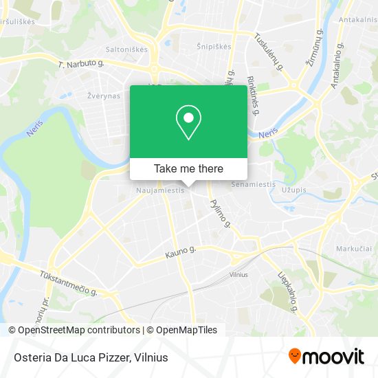 Osteria Da Luca Pizzer map