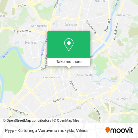 Карта Pyyp - Kultūringo Vairavimo mokykla