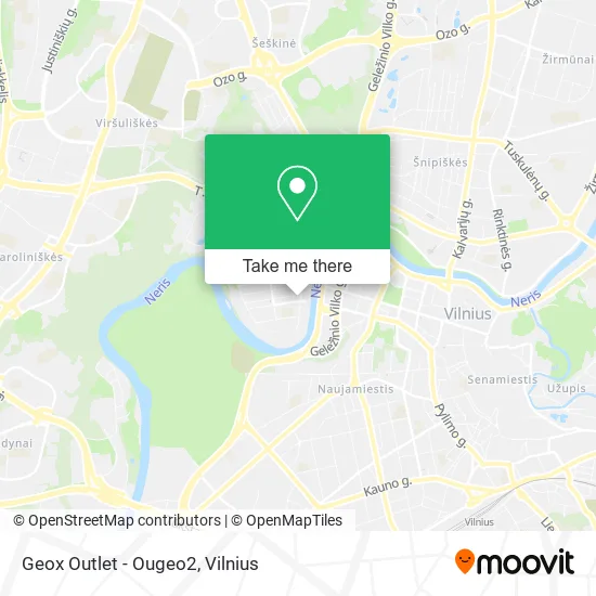 Карта Geox Outlet - Ougeo2
