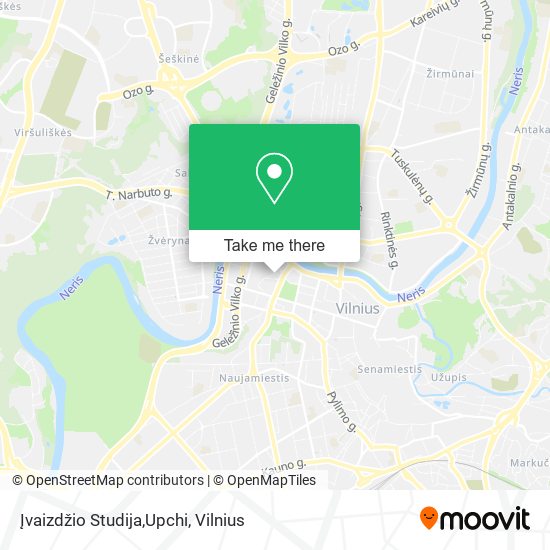 Įvaizdžio Studija,Upchi map