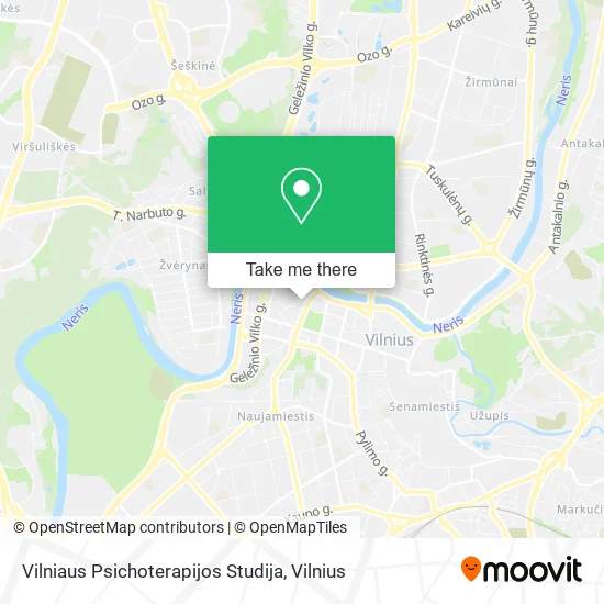 Карта Vilniaus Psichoterapijos Studija