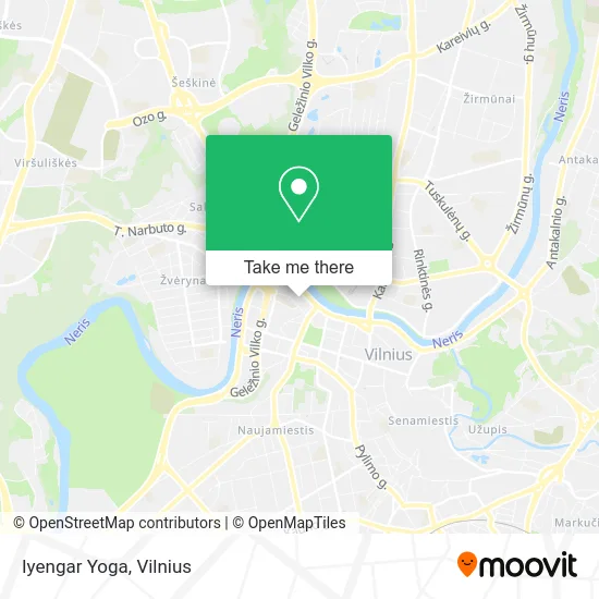 Карта Iyengar Yoga