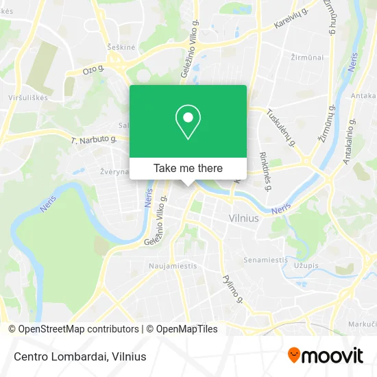 Карта Centro Lombardai