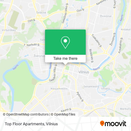 Top Floor Apartments map