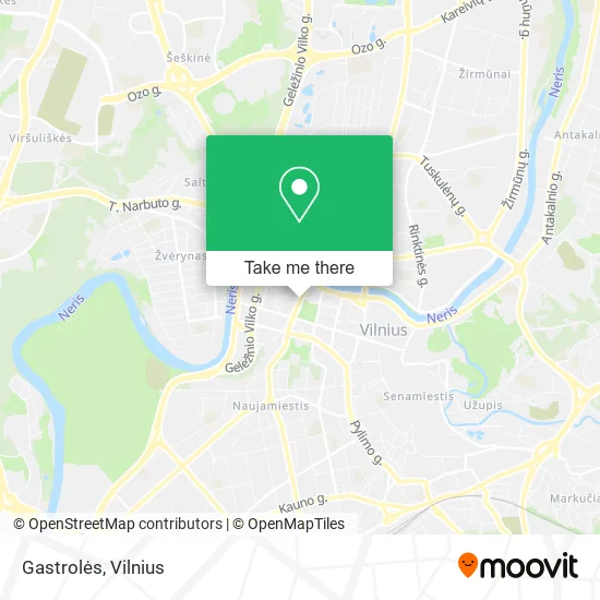 Карта Gastrolės