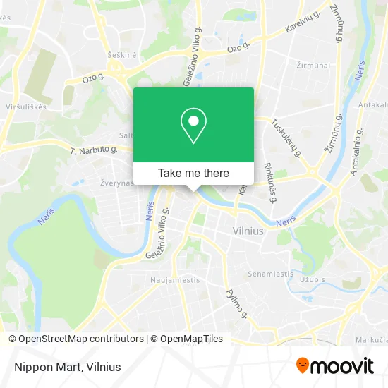 Карта Nippon Mart