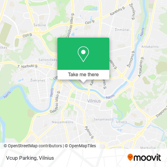 Vcup Parking map