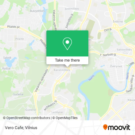 Карта Vero Cafe