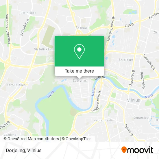 Карта Dorjeling