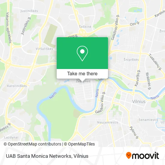 Карта UAB Santa Monica Networks