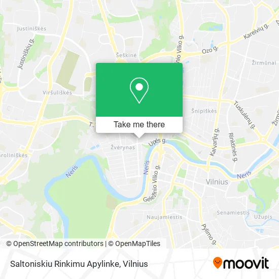 Карта Saltoniskiu Rinkimu Apylinke