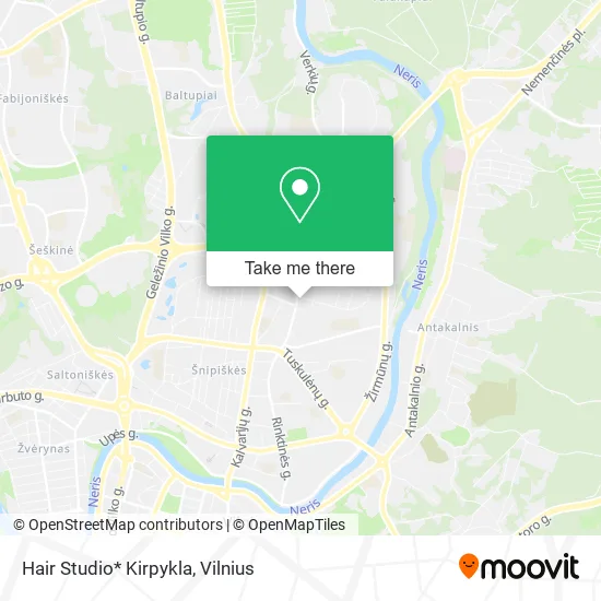 Карта Hair Studio* Kirpykla