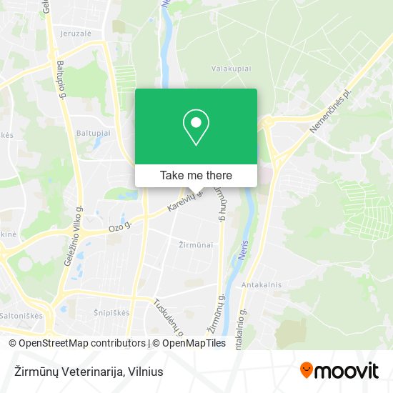 Žirmūnų Veterinarija map