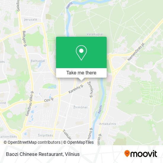 Карта Baozi Chinese Restaurant