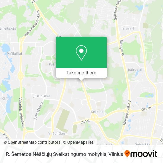 R. Šemetos Nėščiųjų Sveikatingumo mokykla map
