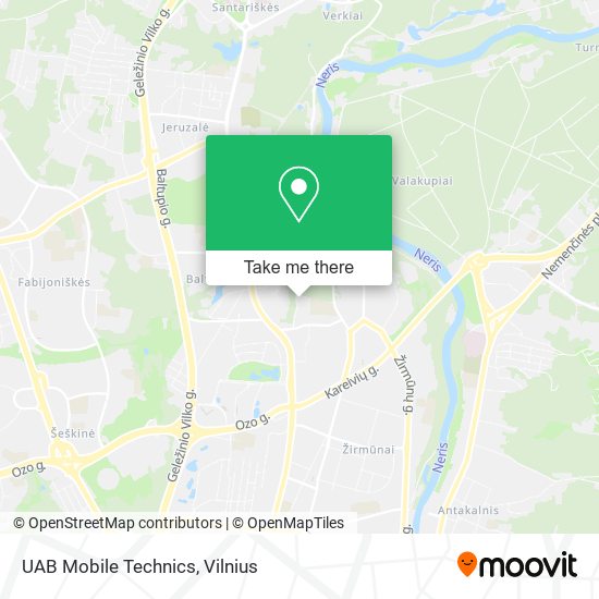 UAB Mobile Technics map