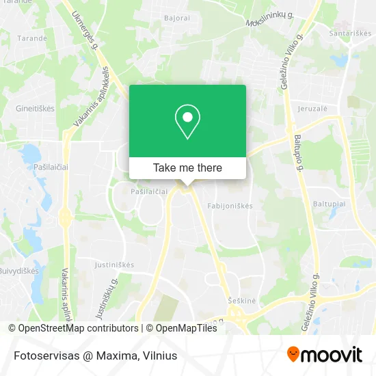 Карта Fotoservisas @ Maxima