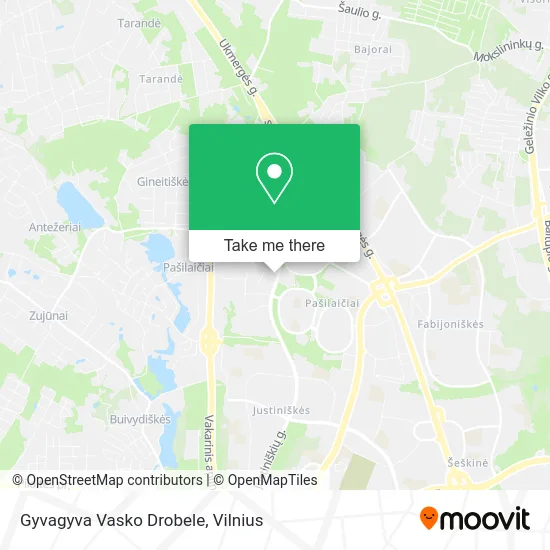 Карта Gyvagyva Vasko Drobele