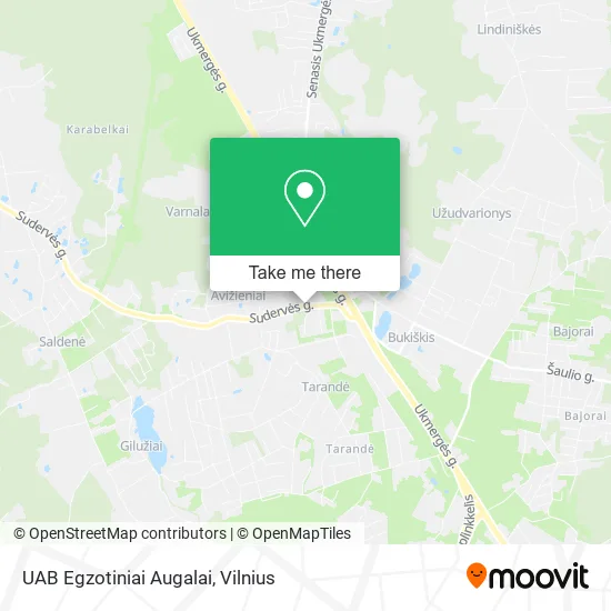 Карта UAB Egzotiniai Augalai