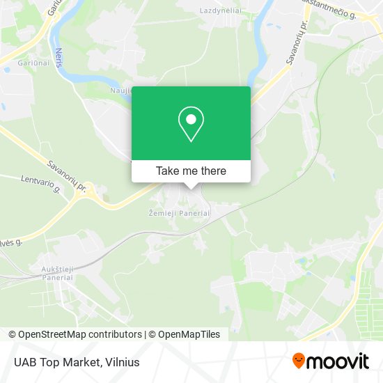 UAB Top Market map