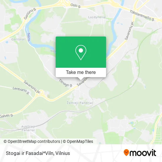 Карта Stogai ir Fasadai*Viln