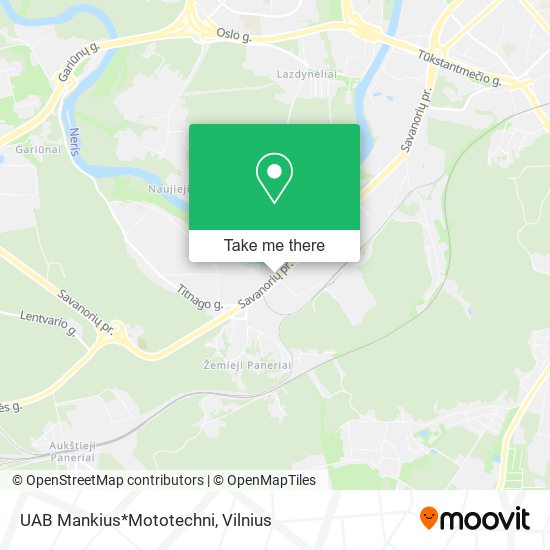 UAB Mankius*Mototechni map