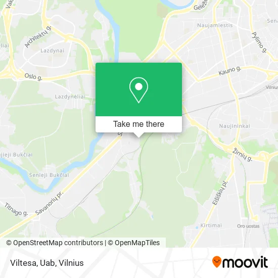 Карта Viltesa, Uab