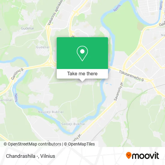 Карта Chandrashila -