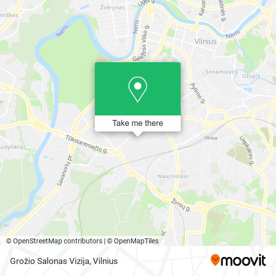 Grožio Salonas Vizija map