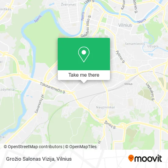 Карта Grožio Salonas Vizija