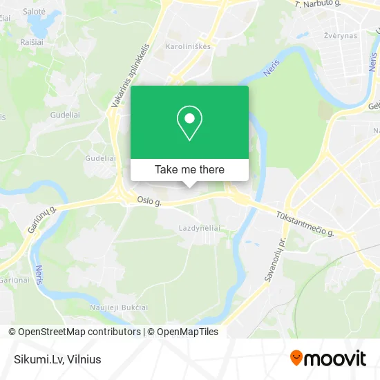 Карта Sikumi.Lv