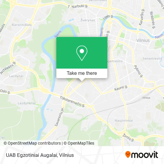 Карта UAB Egzotiniai Augalai