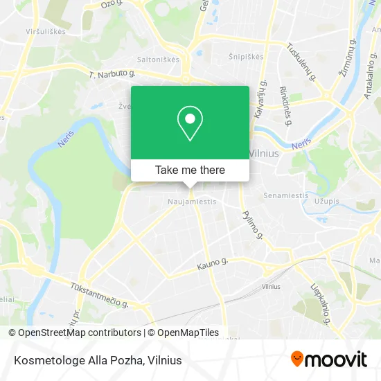 Карта Kosmetologe Alla Pozha
