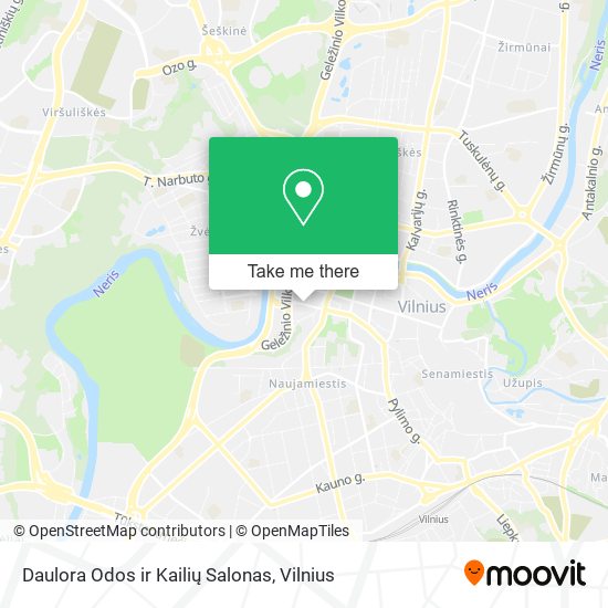 Daulora Odos ir Kailių Salonas map