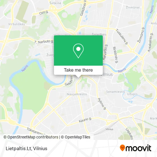 Карта Lietpaltis.Lt